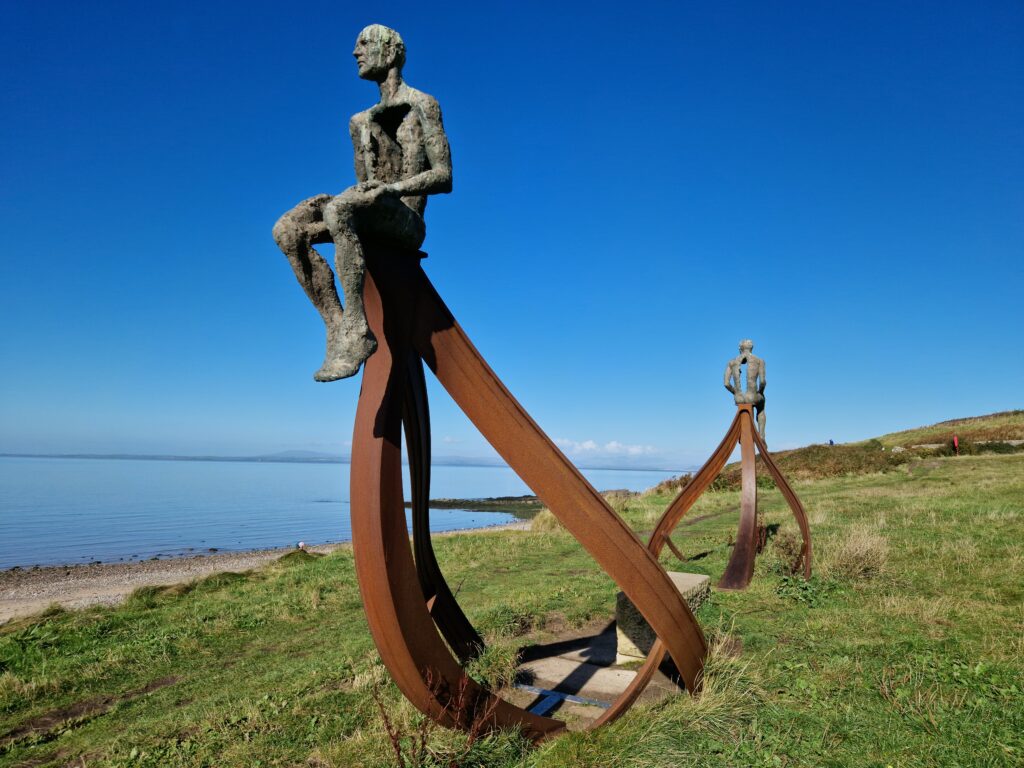 Heysham Maritime Ship Sculpture Half Moon Bay